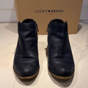 Lucky Brand Women's Black Ankle Booties